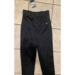 NEW Boy's Small NIKE Core Dri-FIT Open Hem Baseball Pants 615283-010 Black